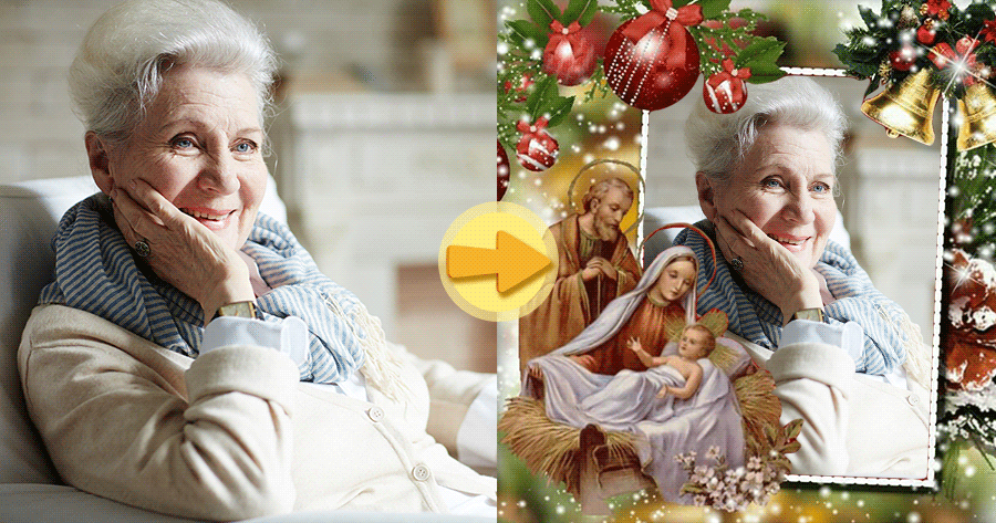 Welcome Christmas, Generate Photo Frames For You For Free