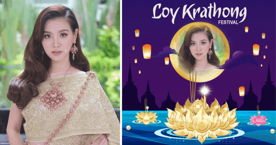 Edit Your Photo To Celebrate Thailand Loy Krathong Festival!