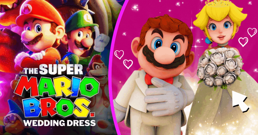 We Bet That The Super Mario Bros. Characters Can Reveal The Wedding Dress Of Your Dreams