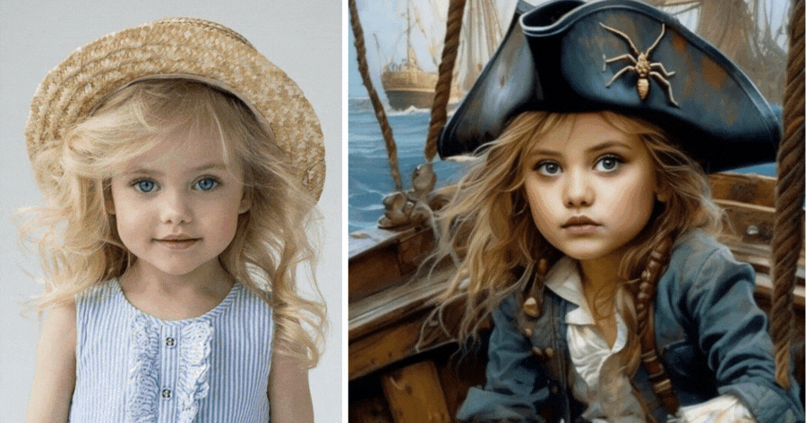 Create Your Child&#039;s Portrait Of Pirates Of The Caribbean!