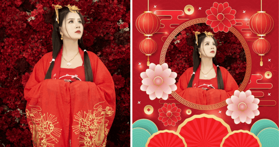 Happy Chinese New Year! Get Your Free Photo Frame.