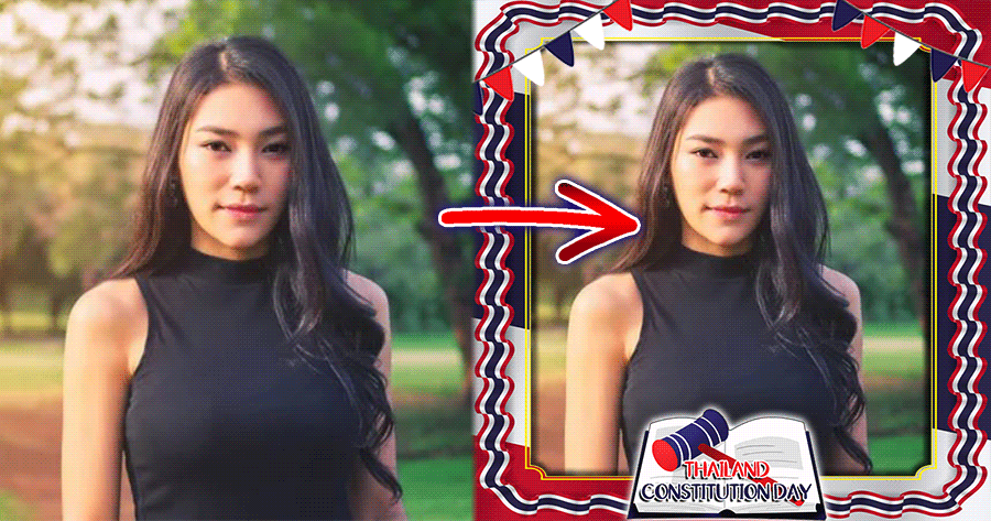 Celebrate With Happy Thailand Constitution Day Frame!
