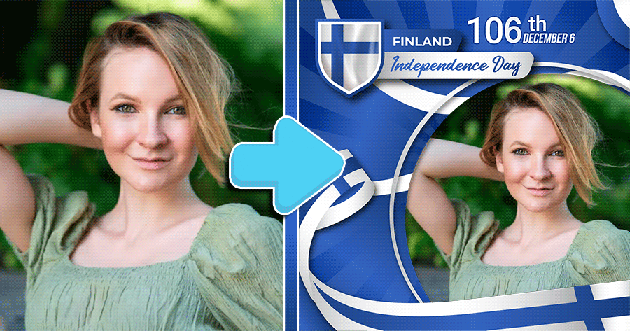 Change Your Photo For Finland's Independence Celebration!