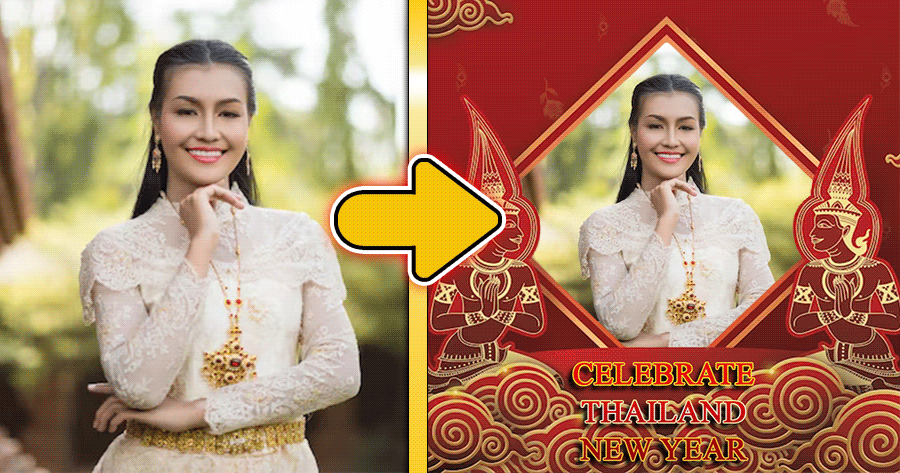 Design Your Photo For Thailand New Year's Day! 🎆