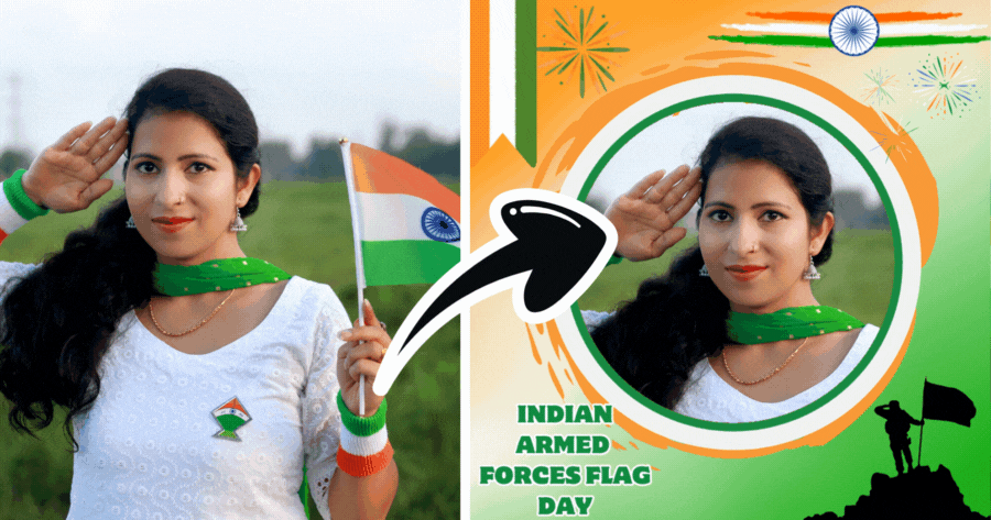Celebrate Indian Armed Forces Flag Day!