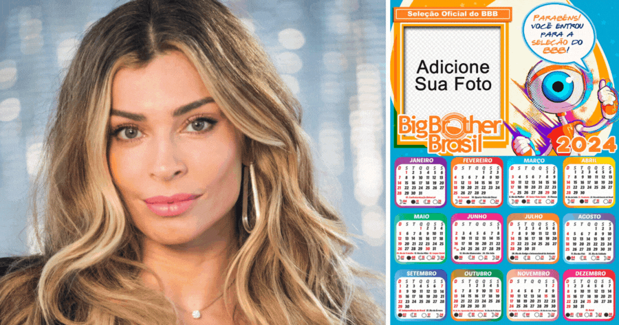 Crie seu calend&aacute;rio Big Brother Brasil 2024 gratuitamente agora