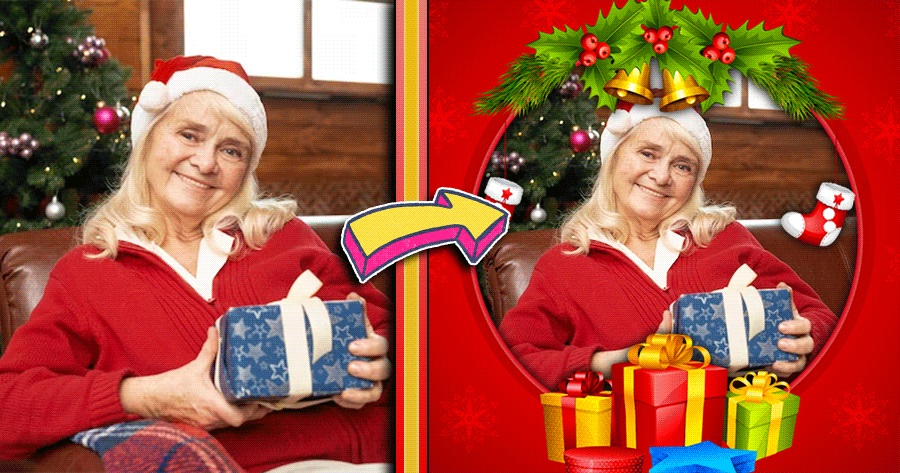 Gift This Lovely Christmas Frame To Your Grandma! 🎄👵