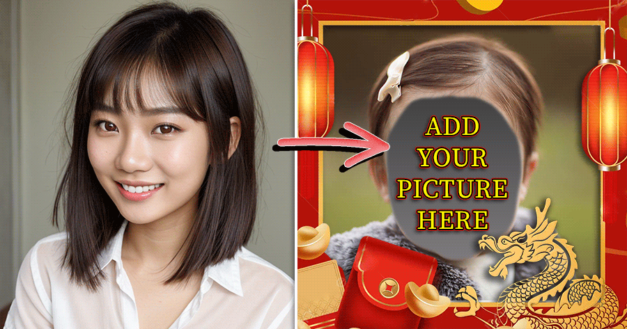 Become A Lucky Baby With Chinese Dragon Year Filter 🐉