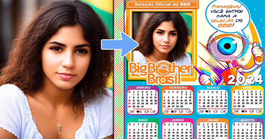 Design Your Big Brother Brasil Edition 2024 Calendar