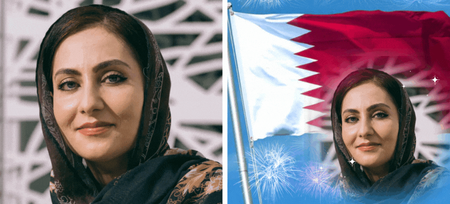 احتفال اليوم الوطني لقطر! احصل على صورتك الآن 🇶🇦