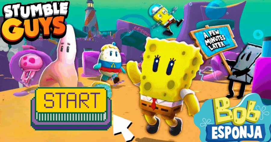 &iquest;Qu&eacute; Personaje De Bob Esponja Ser&iacute;as Si Estuvieras En Stumble Guys? 🎮🍍