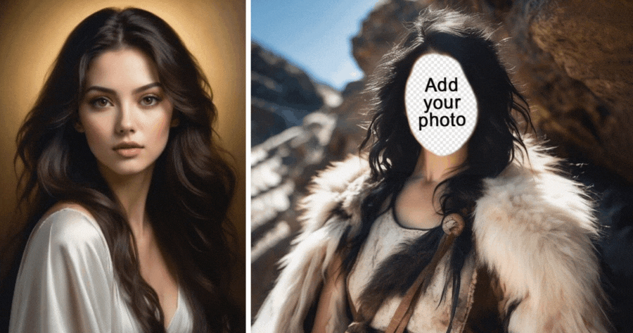 Transformez-vous en une beaut&eacute; des sultanes &agrave; l'&acirc;ge de pierre!