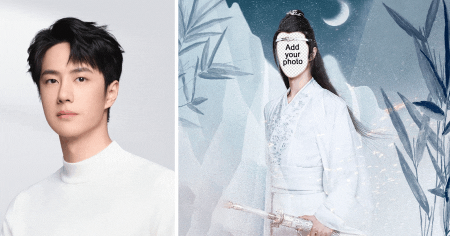 Miễn ph&iacute; tạo h&igrave;nh nh&igrave;n The Untamed cho bạn!