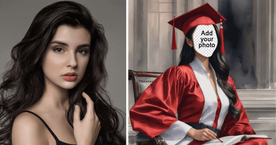 Bạn sẽ tr&ocirc;ng như thế n&agrave;o trong trang phục tốt nghiệp? Tạo ngay b&acirc;y giờ!