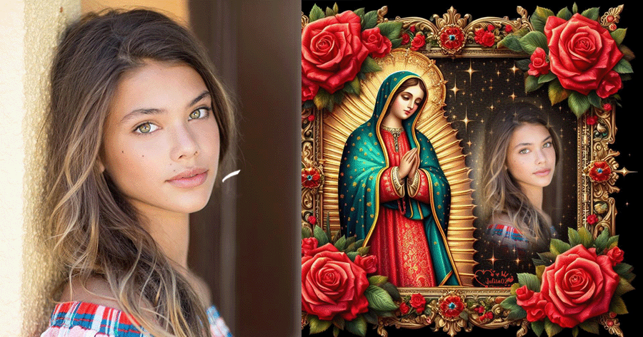 😇 Add Your Photo To Receive Mary's Blessings!