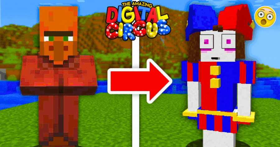 &iquest;Qu&eacute; Mob De Minecraft Ser&iacute;as Si Se Convirtieran En Personajes Del Amazing Digital Circus?