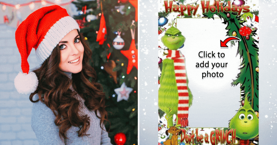 Cadre Photo Dr&ocirc;le Grinch | Faites le v&ocirc;tre!