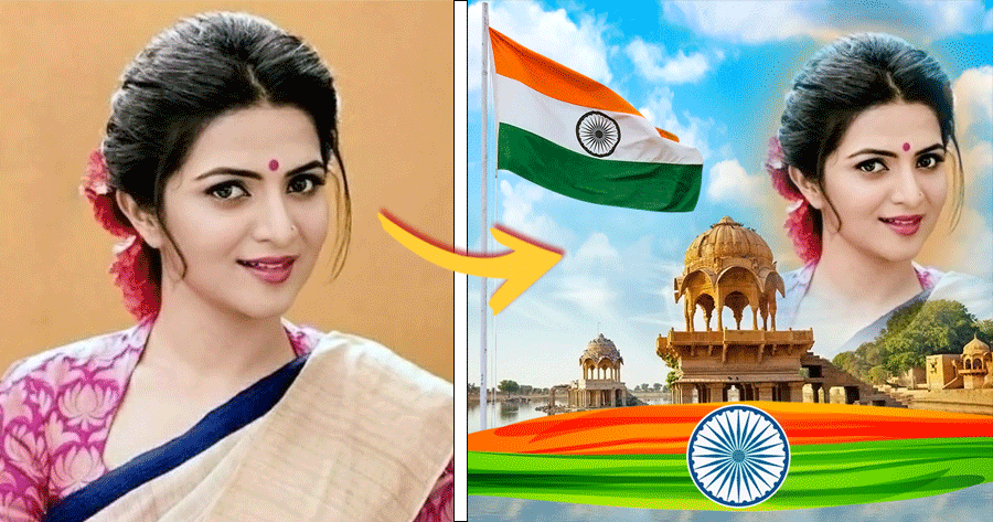 Patronize India Republic Day With Flag Photo!