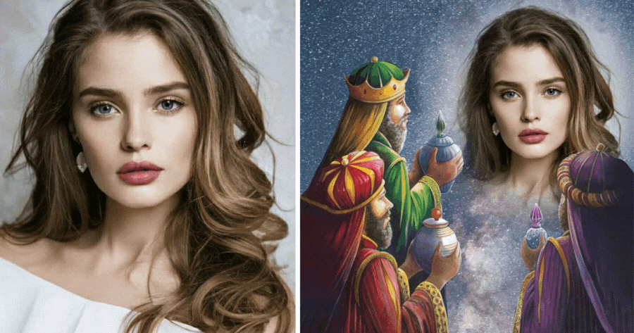 F&uuml;gen Sie Ihr Foto hinzu, um die Segnungen der Heiligen Drei K&ouml;nige zu erhalten!