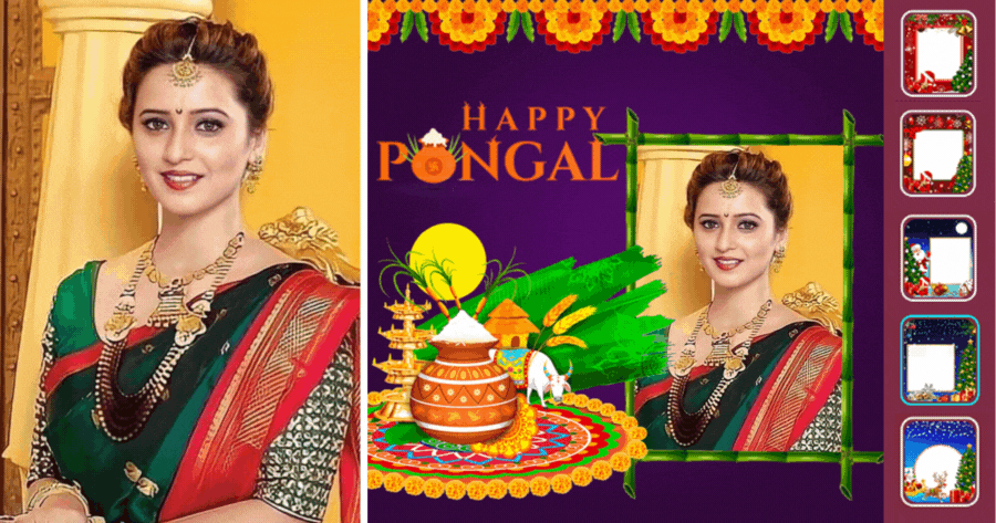 Happy Pongal | Add Your Photo To Receive Surya's Blessings!