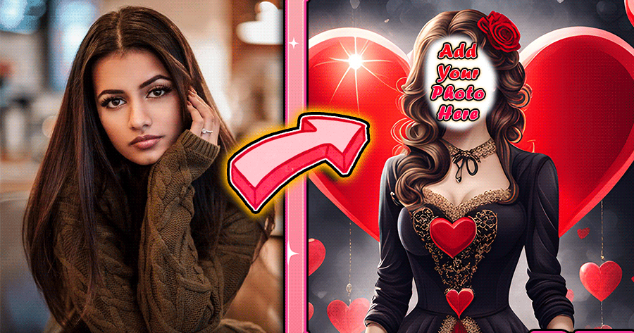 Wrap Yourself In Love With Valentine's Dress Filter ❤️