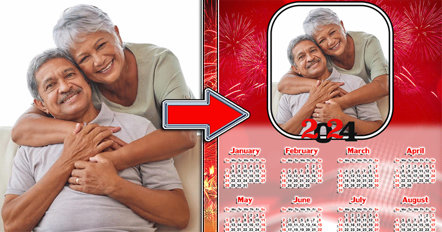 Capture The Days Of 2024 With Calendar Frame 📅