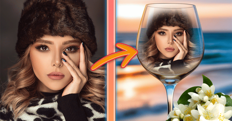 Enjoy The Waves With Seaside Glass Frame 🌊