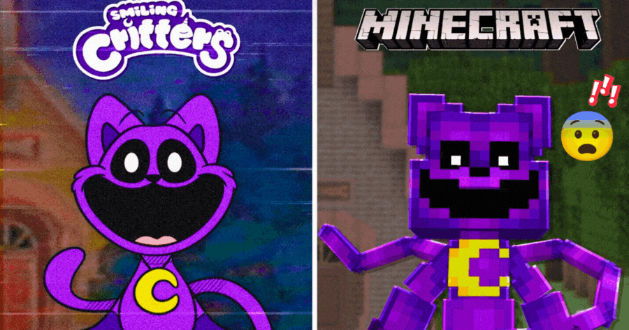 Who Shows Your Creepy Side: The Original Smiling Critters Or The Minecraft Version?