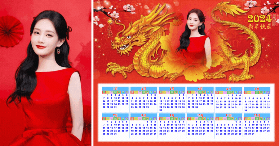 🐉 T&ugrave;y chỉnh Ảnh Lịch của bạn cho Năm Rồng 2024!