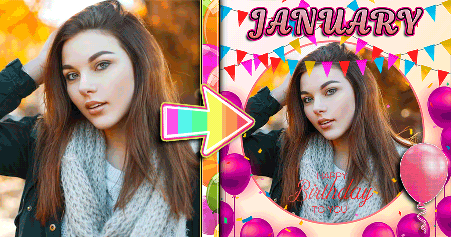 Celebrate Your January Birthday With Stylish Frame! 🍰