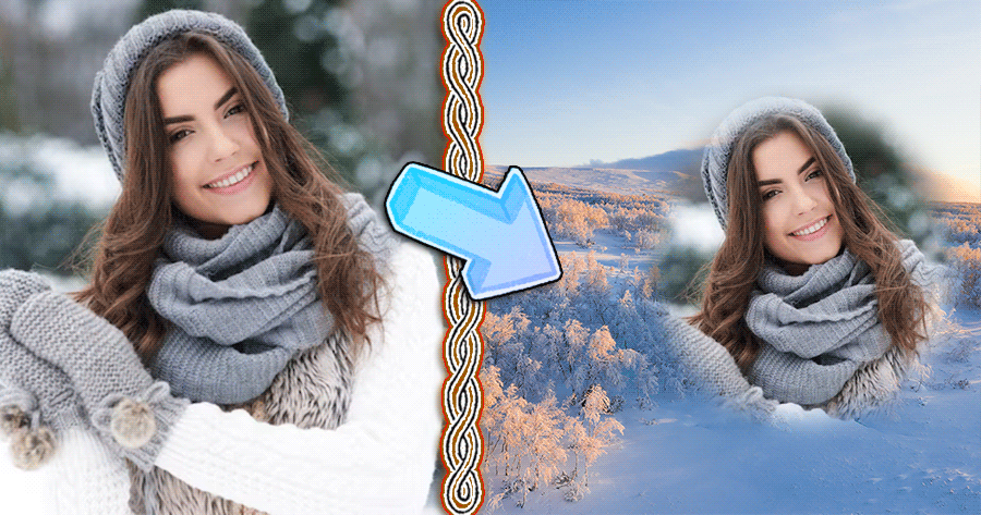 Transform Your Photos Into Nordic Snow Frame ❄️