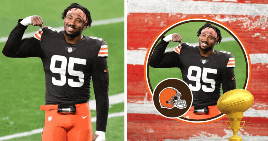 Upload Photos! Create Your Cleveland Brown Support Frame