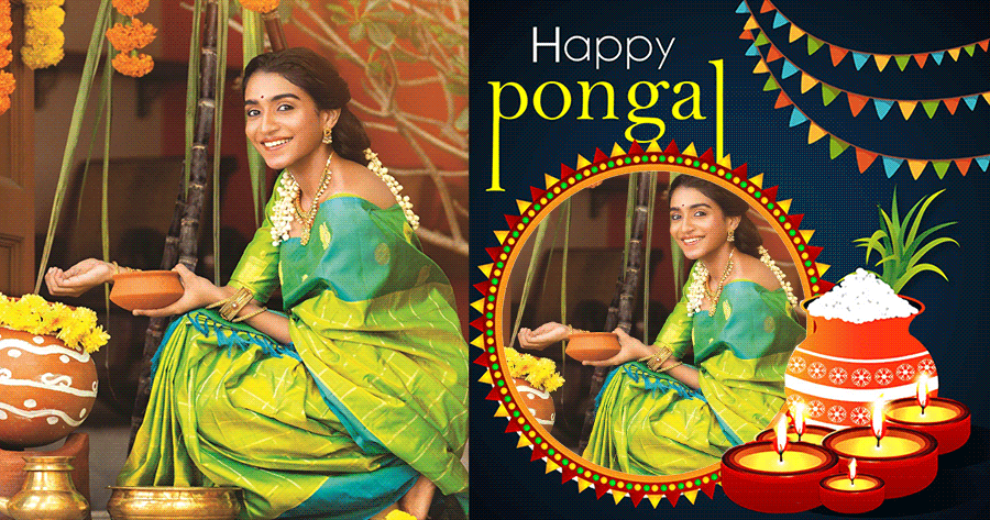 Celebrate! Create Your PONGAL Photo Frame For Free