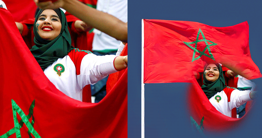 Long Live Morocco, Generate Flag Photo Frames For Free!