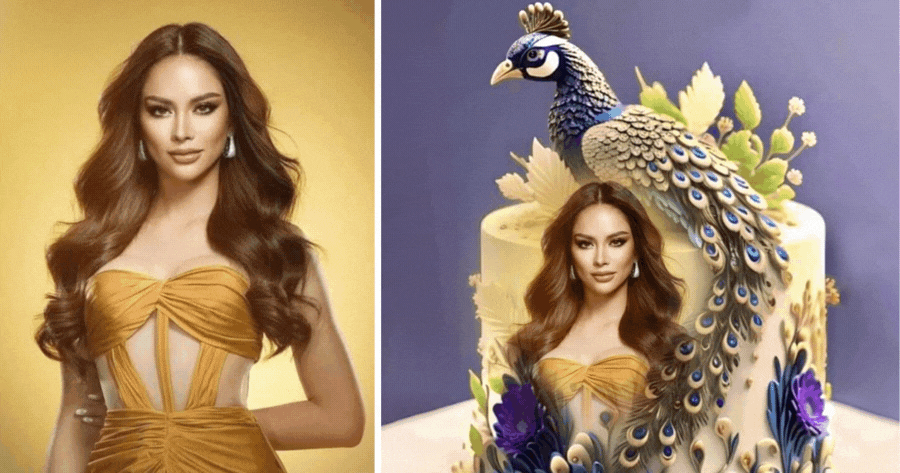 🦚 Enhance Your Photo With Peacock Cake Frame For Free!