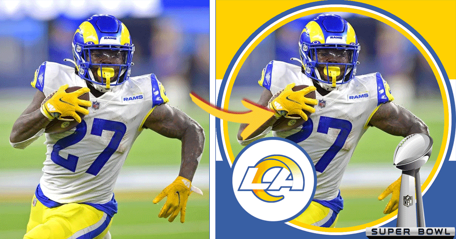 NFL Photo Frames | Create Your Los Angeles Rams Support Photo