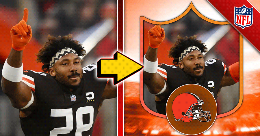 Support & Cheer For Cleveland Browns | NFL Frame