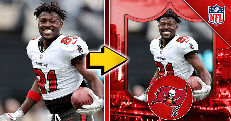 Support & Cheer For Tampa Bay Buccaneers | NFL Frame