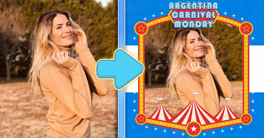 Celebrate Argentina Carnival Monday With Exclusive Frame!