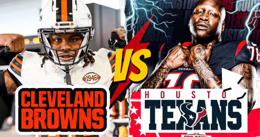 Browns Vs. Texans | Choose Your Favorite Team In The NFL And Discover Your Winning Passion 🏆👊