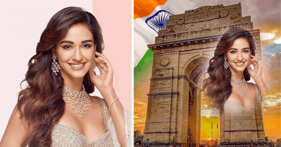 📸 Create Your Traveling Photo With Indian Gate!