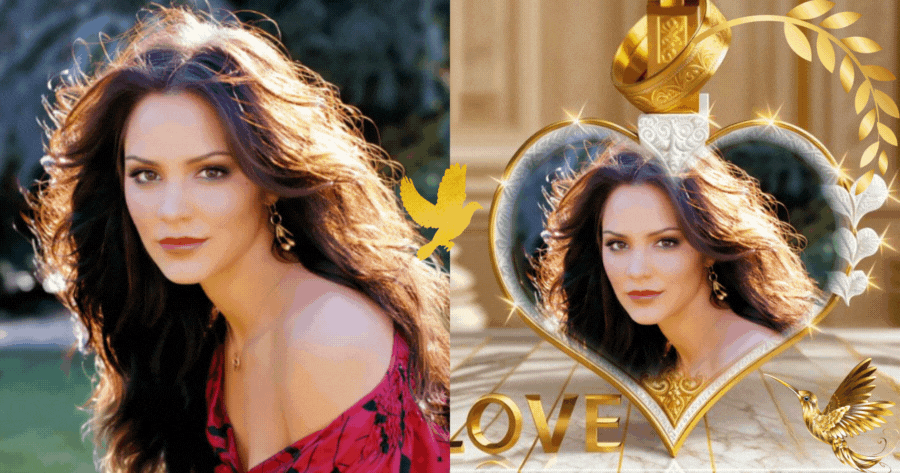 Free To Click This Golden Photo Frame ！