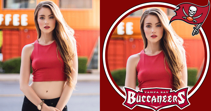 Supporta i Tampa Bay Buccaneers! Crea cornici per foto gratuitamente
