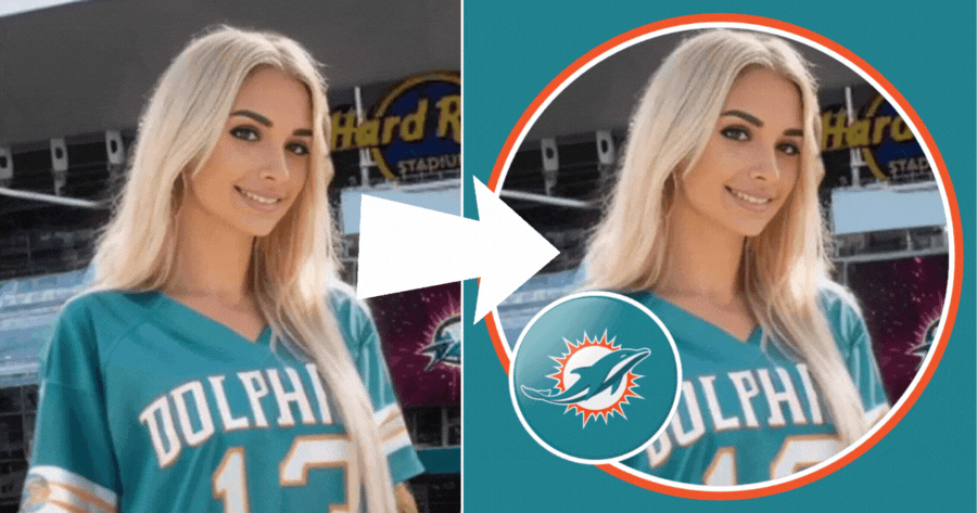 Apoie o Miami Dolphins! Crie Molduras de Fotos Gratuitamente