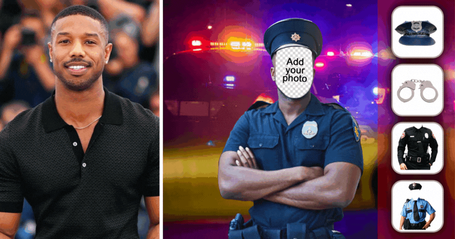 Edit Your Police Costume Photo Free Online!