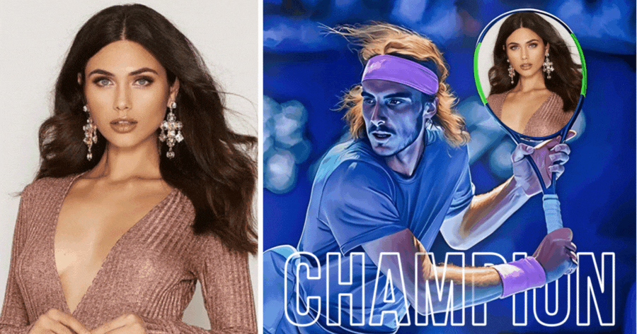 Capture Australian Tennis Photo To Support Stefanos Tsitsipas!