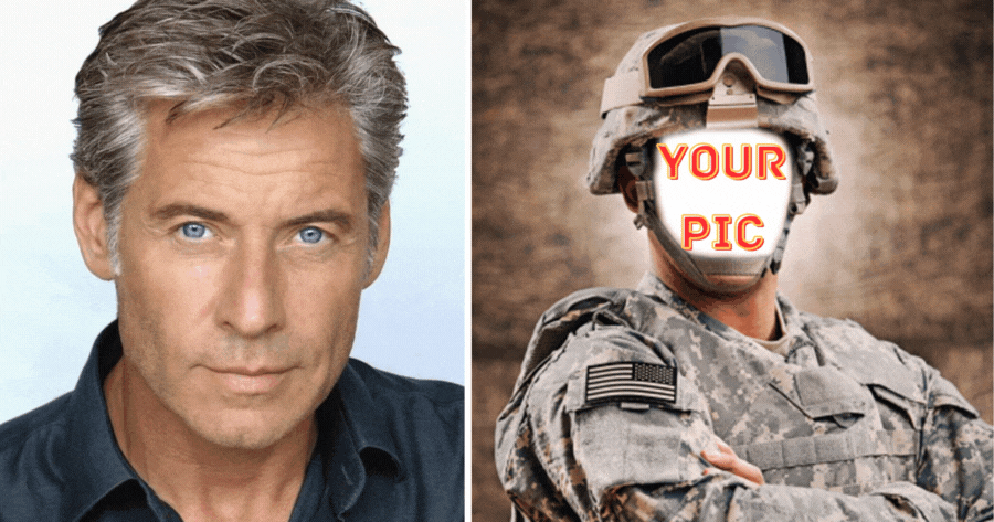 A GIF image with a specific file name and timestamp, likely part of a test bucket's uploads. Shows dynamic content within the given URL.