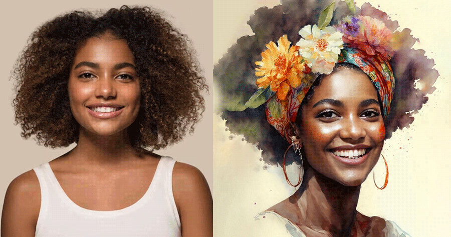 Generate Watercolor Portraits For You For Free, Click To Try!