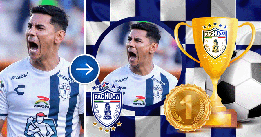 Liga MX Photo Frames | Create Your C.F. Pachuca Support Photo!