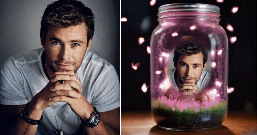 Upload Photos! Create Your Avatar Inside A Glass Jar